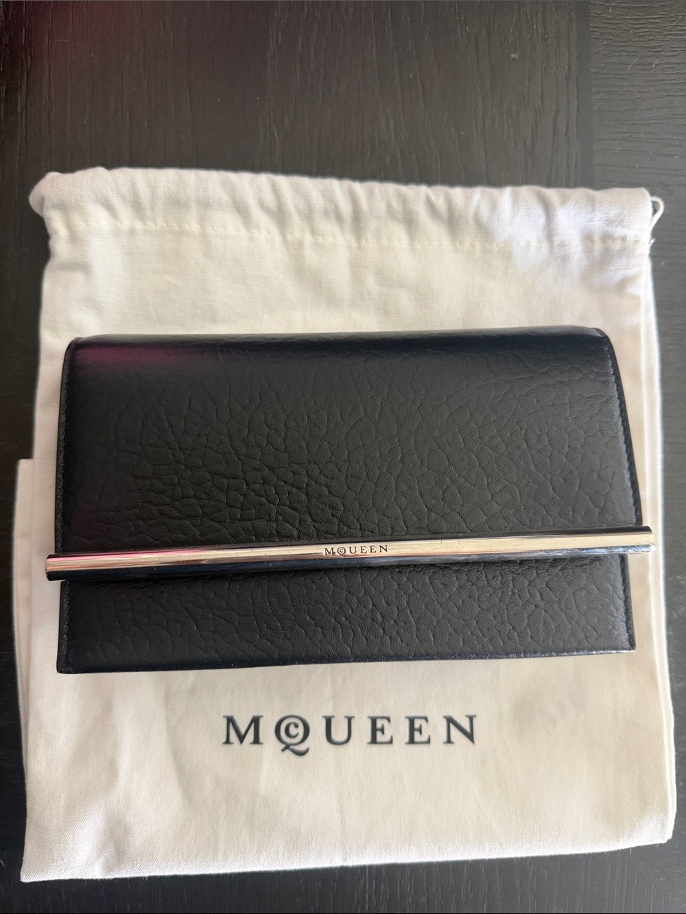 Alexander McQueen Mini Cross Bar Satchel w/COA